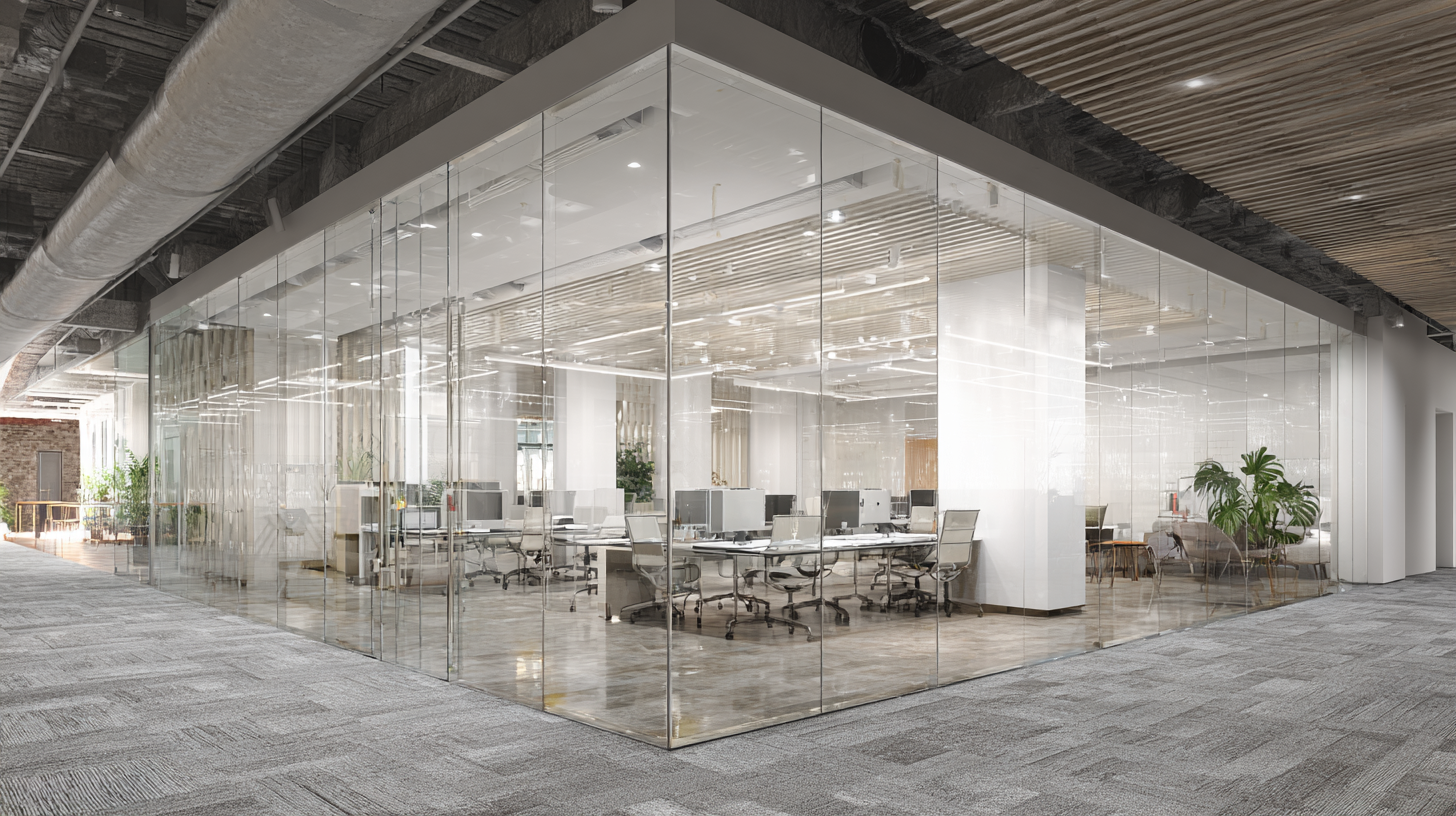 Как подготовить помещение к установке стеклянных перегородок